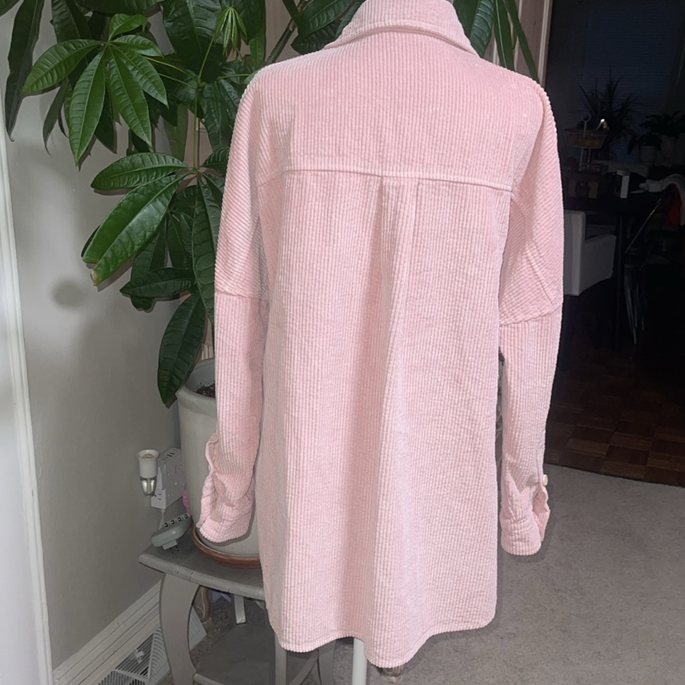🤑 Free People x CP Shades Oversized Corduroy Button Down Shirt - Picture 6 of 12